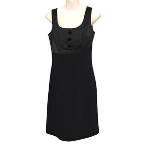 🎟️BOGO FREE🎟️ H & M Sleeveless Little Black Empire Waist Dress Sz 6